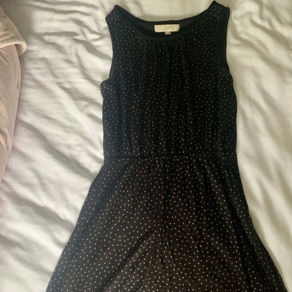 LOFT POLKA DOT DRESS - Picture 1 of 3
